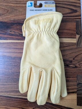 NWT Duluth Trading Co Fence Mender Work Gloves Mens Large Kevlar Lined Leather